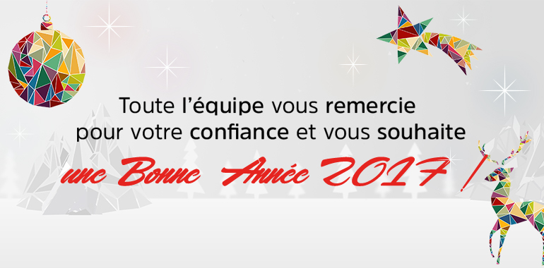Lotoquine - BaltHasard - Lotopassion vous souhaitent une Bonne Année 2017 !