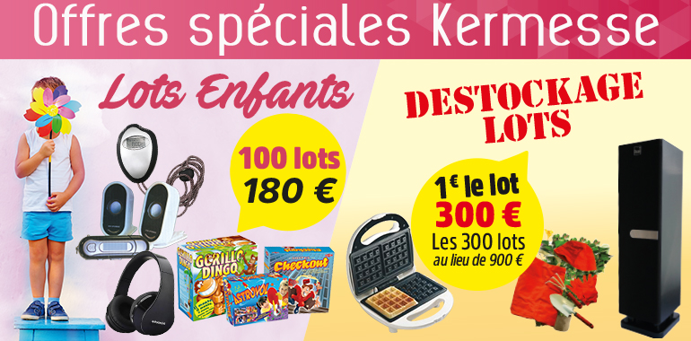 Offres spéciales Kermesse