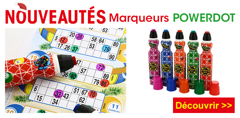 Marqueurs Powerdot Lotoquine