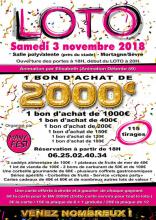 Loto Many'Fest 3 novembre 2018 Mortagne-Sur-Sèvre