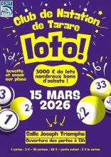 loto du club de natation de tarare